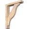 Ekena Millwork Funston Block Smooth Bracket w/ Offset Brace, Douglas Fir, 3 1/2"W x 16"D x 20"H BKT0402X16X20FST05SDF - alternate 1